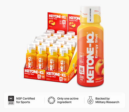 Ketone-IQ No Caffeine Shot(melocotón)