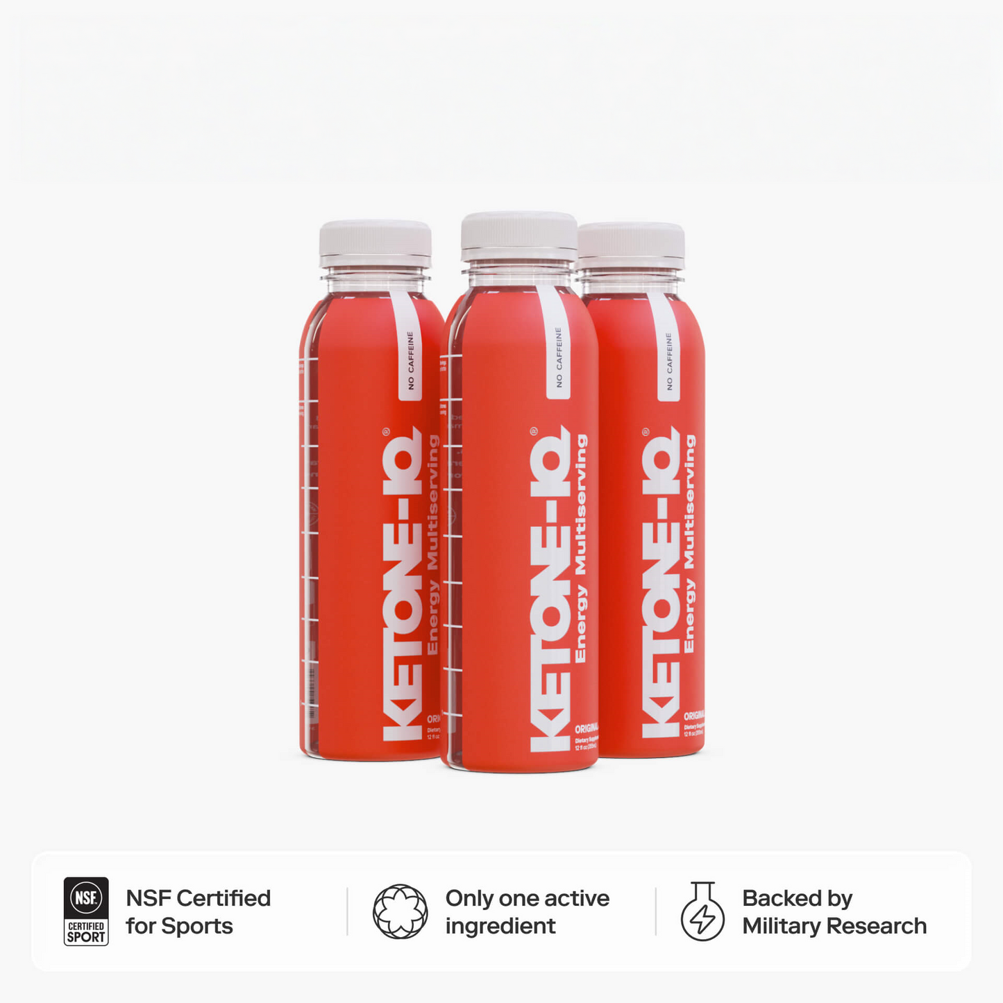 Ketone-IQ No Caffeine Shot(melocotón)