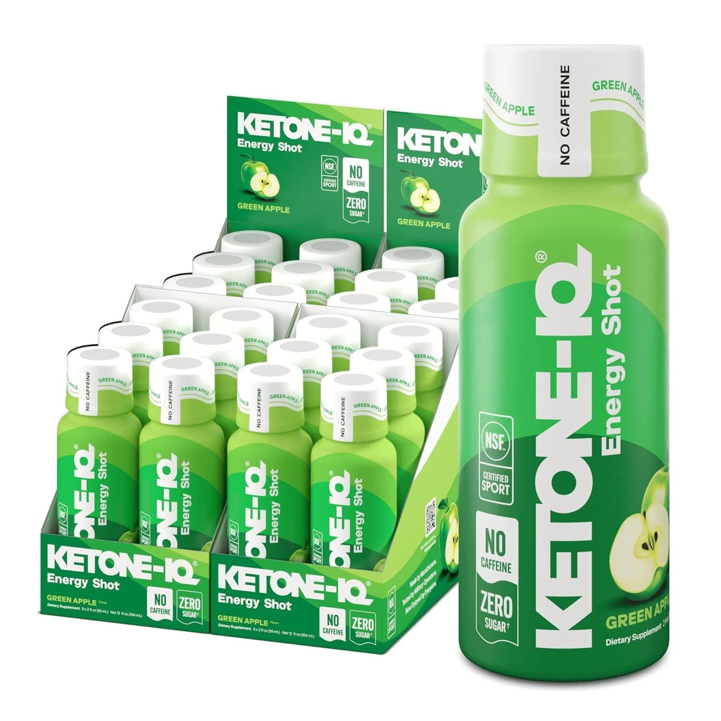Ketone-IQ No Caffeine Shot(melocotón)
